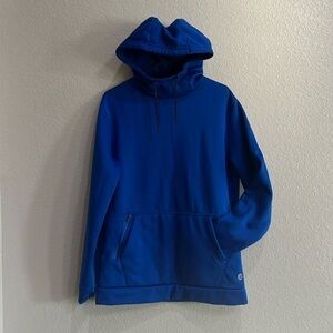 Solaris Men’s Pullover Blue Hoodie Size M Slim Kangaroo pocket